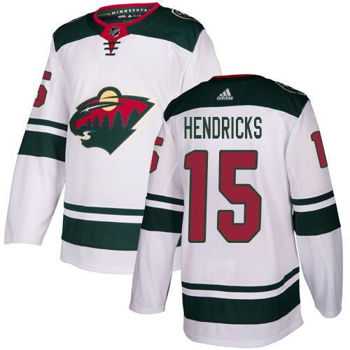 Reebok Men's Matt Cullen Authentic White Away Jersey: NHL #7 Minnesota Wild