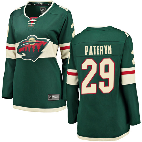 Reebok Youth Matt Cullen Authentic Green Third Jersey: NHL #7 Minnesota Wild